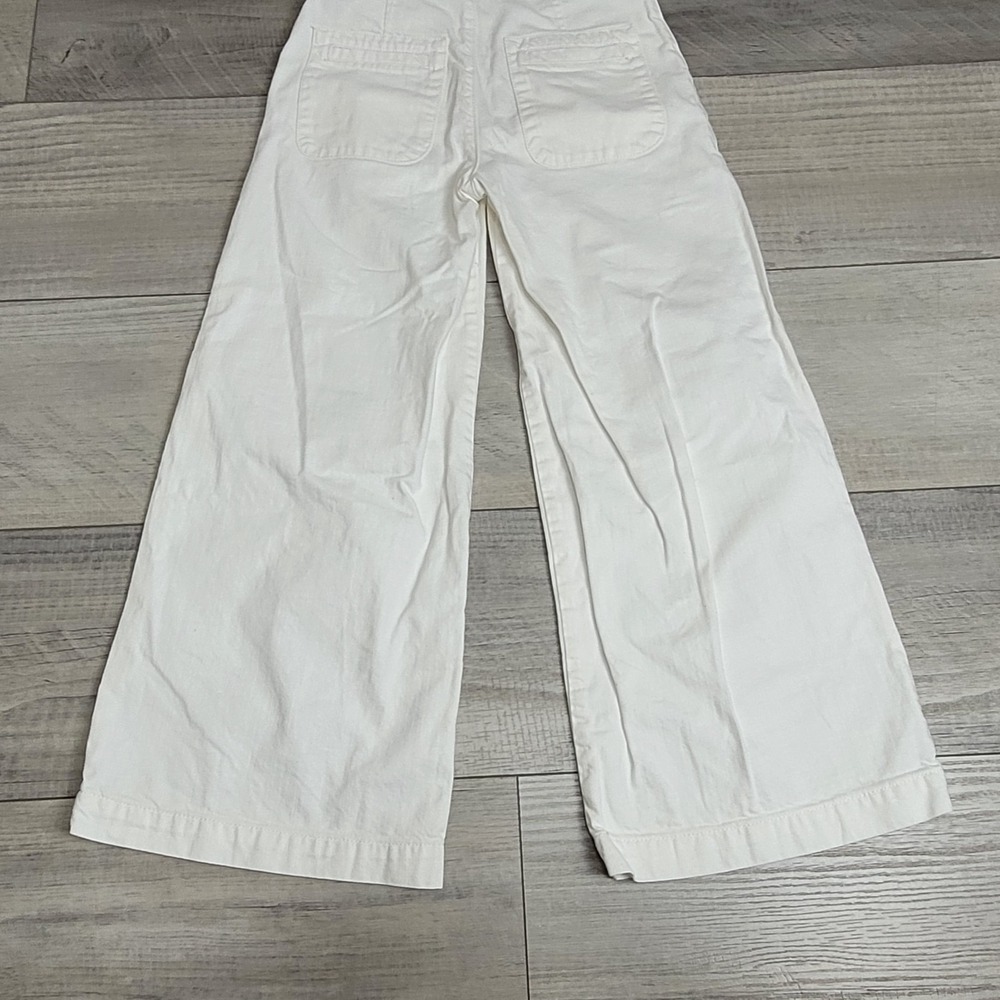 We The Free Colette Jeans Women Size 25 High Rise Button Fly Wide Leg Crop Boho - Picture 16 of 16